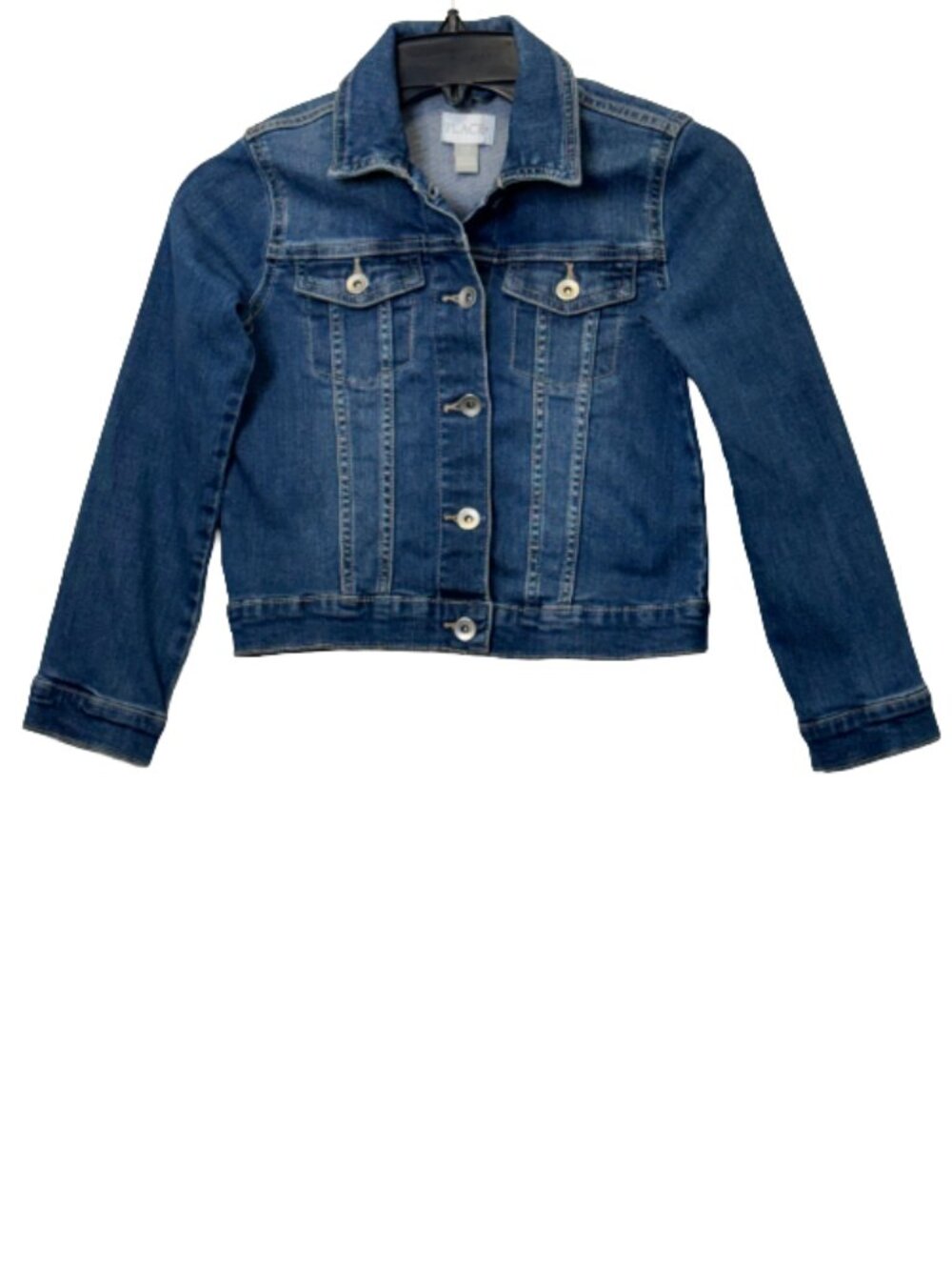 Place Girl Blue Classic Denim Jacket Size 7/8.